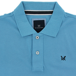 Load image into Gallery viewer, Crew Classic Pique Polo Shirt Sky
