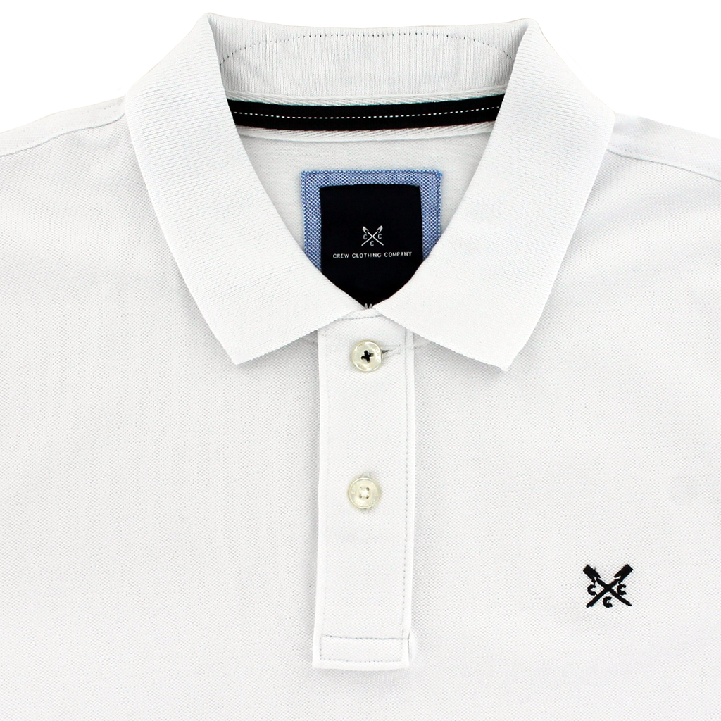 Crew Classic Pique Polo Shirt White