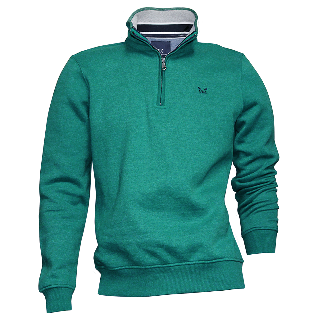 Crew Classic Half Zip Sweatshirt Green