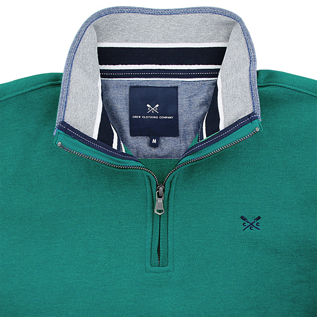 Crew Classic Half Zip Sweatshirt Green