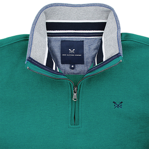 Crew Classic Half Zip Sweatshirt Green