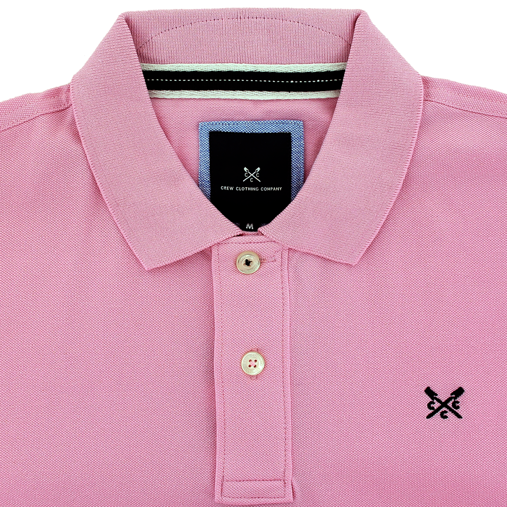 Crew Classic Pique Polo Shirt Pink