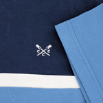 Load image into Gallery viewer, Crew Blue Multi Short Sleeve Stripe Rugby Shirt
