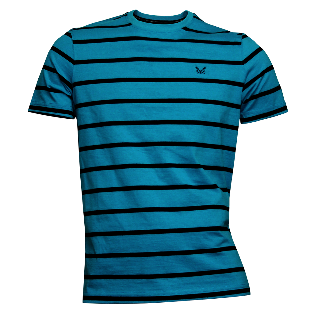 Crew Breton Striped T-Shirt Blue