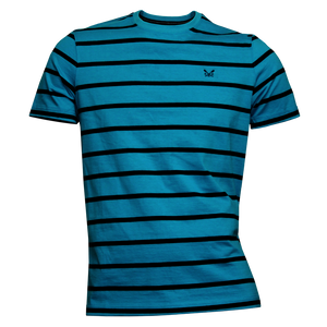 Crew Breton Striped T-Shirt Blue