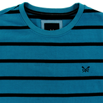 Load image into Gallery viewer, Crew Breton Striped T-Shirt Blue
