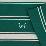 Load image into Gallery viewer, Crew Classic Stripe T-Shirt Green
