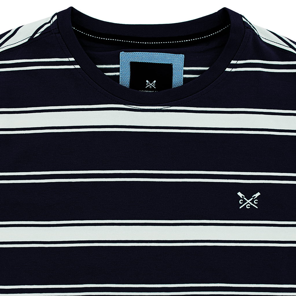 Crew Classic Stripe T-Shirt Navy