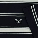 Load image into Gallery viewer, Crew Classic Stripe T-Shirt Navy
