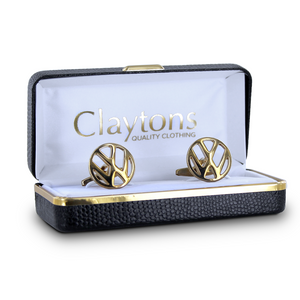 Volkswagen Rhodium Cufflinks Gold