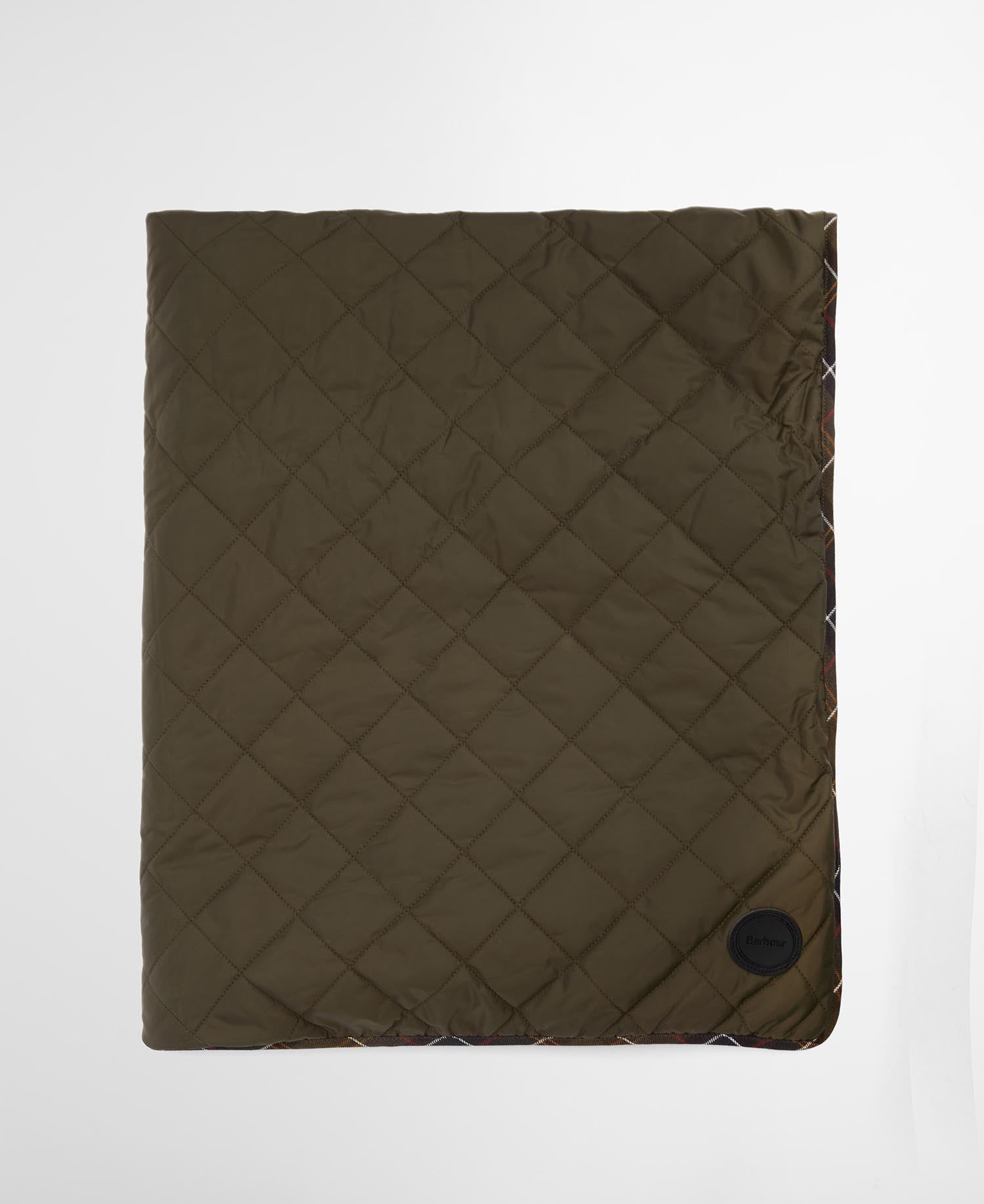 Olive Quilt and Fleece Blanket