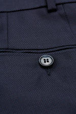 Load image into Gallery viewer, Navy Suit Trousers
