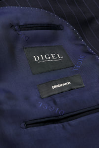 Navy Stripe Jacket Regular Length