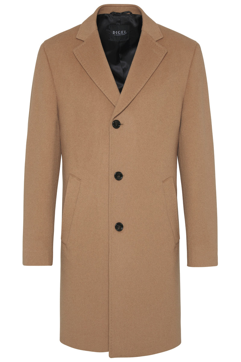 Camel Wool Cashmere Overcoat