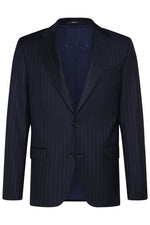 Load image into Gallery viewer, Navy Stripe Jacket
