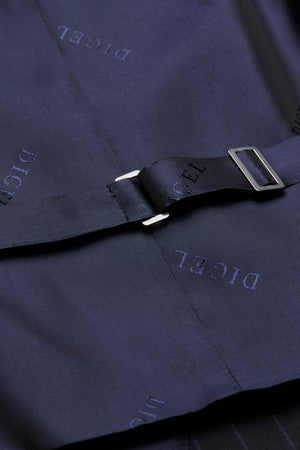 Navy Stripe Waistcoat