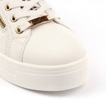 Load image into Gallery viewer, White Presley Trainers
