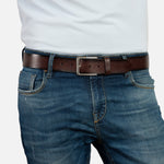 Load image into Gallery viewer, Brown Dallas Jeans Belt

