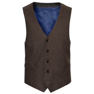 Brown Suit Waistcoat