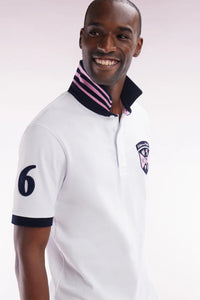 White 6 Nations Tournament Polo Shirt