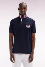 Load image into Gallery viewer, Navy 6 Nations Tournament Polo Shirt
