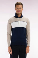 Load image into Gallery viewer, Beige Knitted Rugby Top
