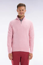 Load image into Gallery viewer, Pink Textured Knitted Half Zip
