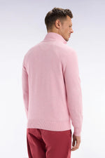 Load image into Gallery viewer, Pink Textured Knitted Half Zip
