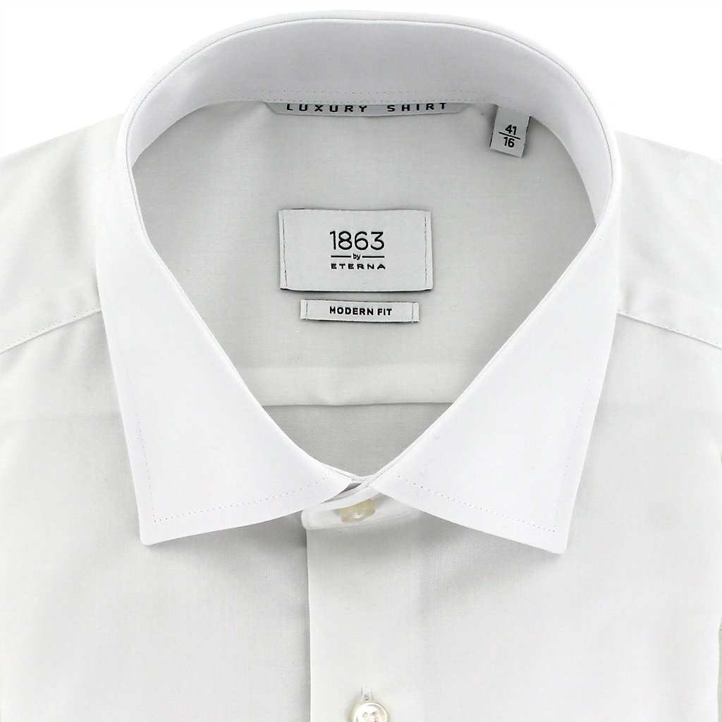 Eterna Modern Fit Double Cuff Luxury Business Shirt White