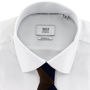 Eterna Modern Fit Luxury Twill Business Shirt White