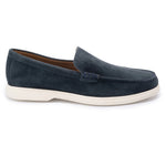 Load image into Gallery viewer, Navy Suede Loafers
