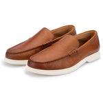 Load image into Gallery viewer, Tan Grain Leather Loafers
