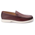 Load image into Gallery viewer, Wine Grain Leather Loafers
