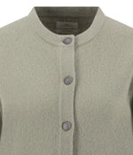 Load image into Gallery viewer, Green Merino Wool Cardigan
