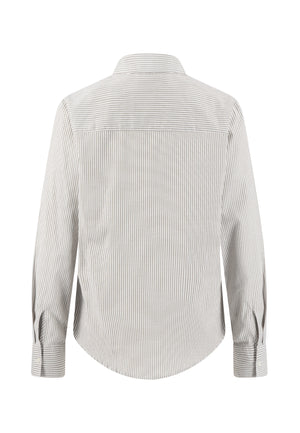 Green Stripe Blouse