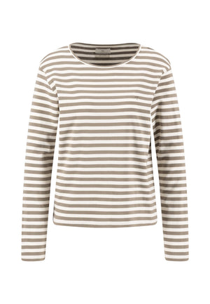 Dusty Green Stripe Top