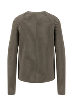 Load image into Gallery viewer, Green Chunky Ribbed Sweater
