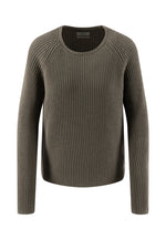 Load image into Gallery viewer, Green Chunky Ribbed Sweater
