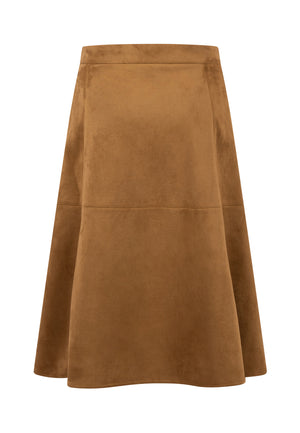 Caramel A-Line Skirt
