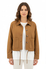 Load image into Gallery viewer, Caramel Velour Jacket
