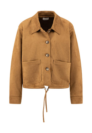 Caramel Velour Jacket