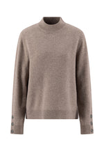 Load image into Gallery viewer, Taupe Wool Crew Neck Sweater
