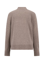 Load image into Gallery viewer, Taupe Wool Crew Neck Sweater
