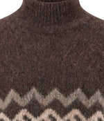 Load image into Gallery viewer, Brown High Neck Pullover

