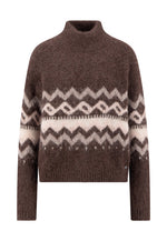 Load image into Gallery viewer, Brown High Neck Pullover
