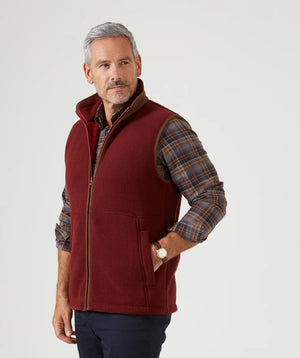 Bordeaux Fleece Gilet