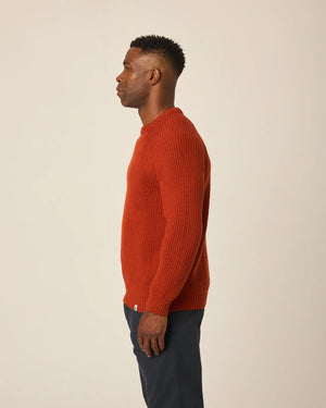 Orange Ford Crew Neck Sweatet