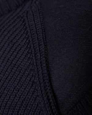 Navy Quarter Zip Jumper
