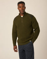 Load image into Gallery viewer, Navy Quarter Zip Jumper
