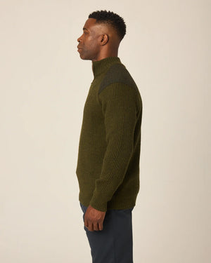 Navy Quarter Zip Jumper